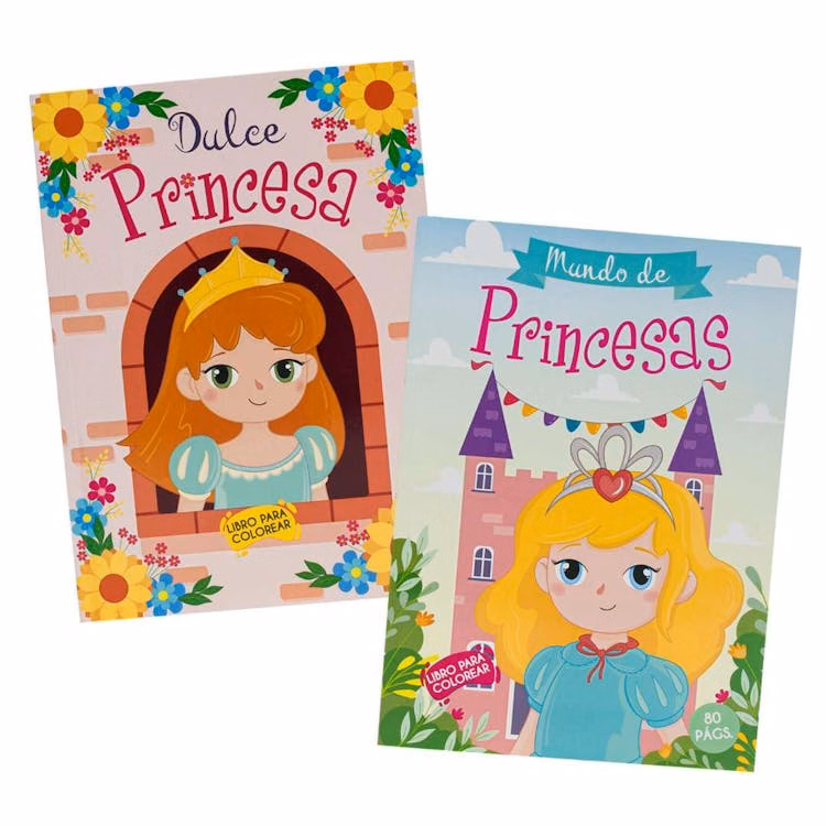 Spanish Princess Coloring Books - 80 Pages