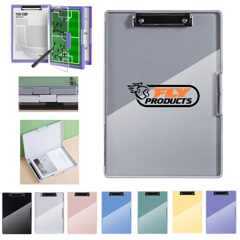 Clear Visible Top Panel Storage Clipboards 1