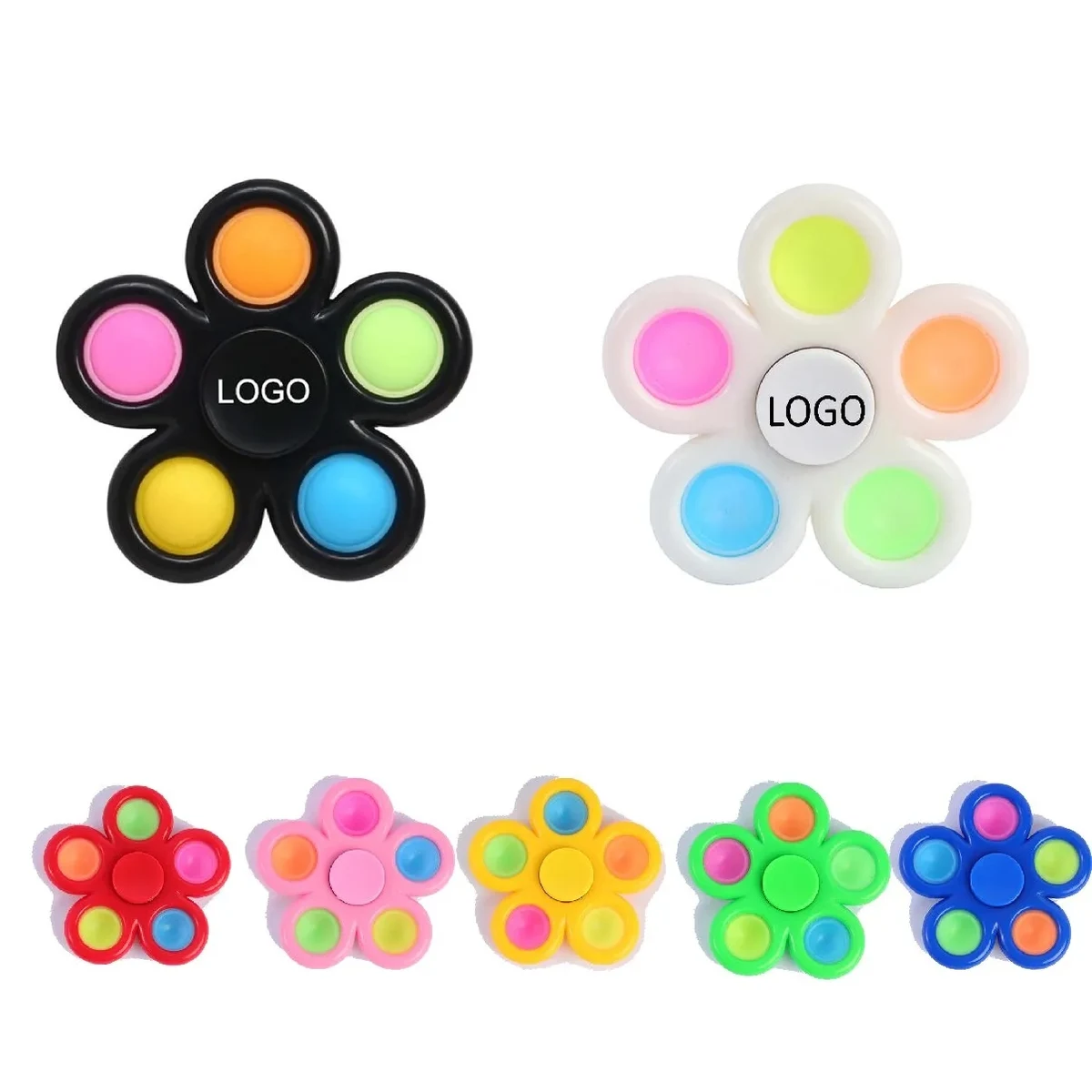 5 Bubbles Fidget Spinner Toy 1