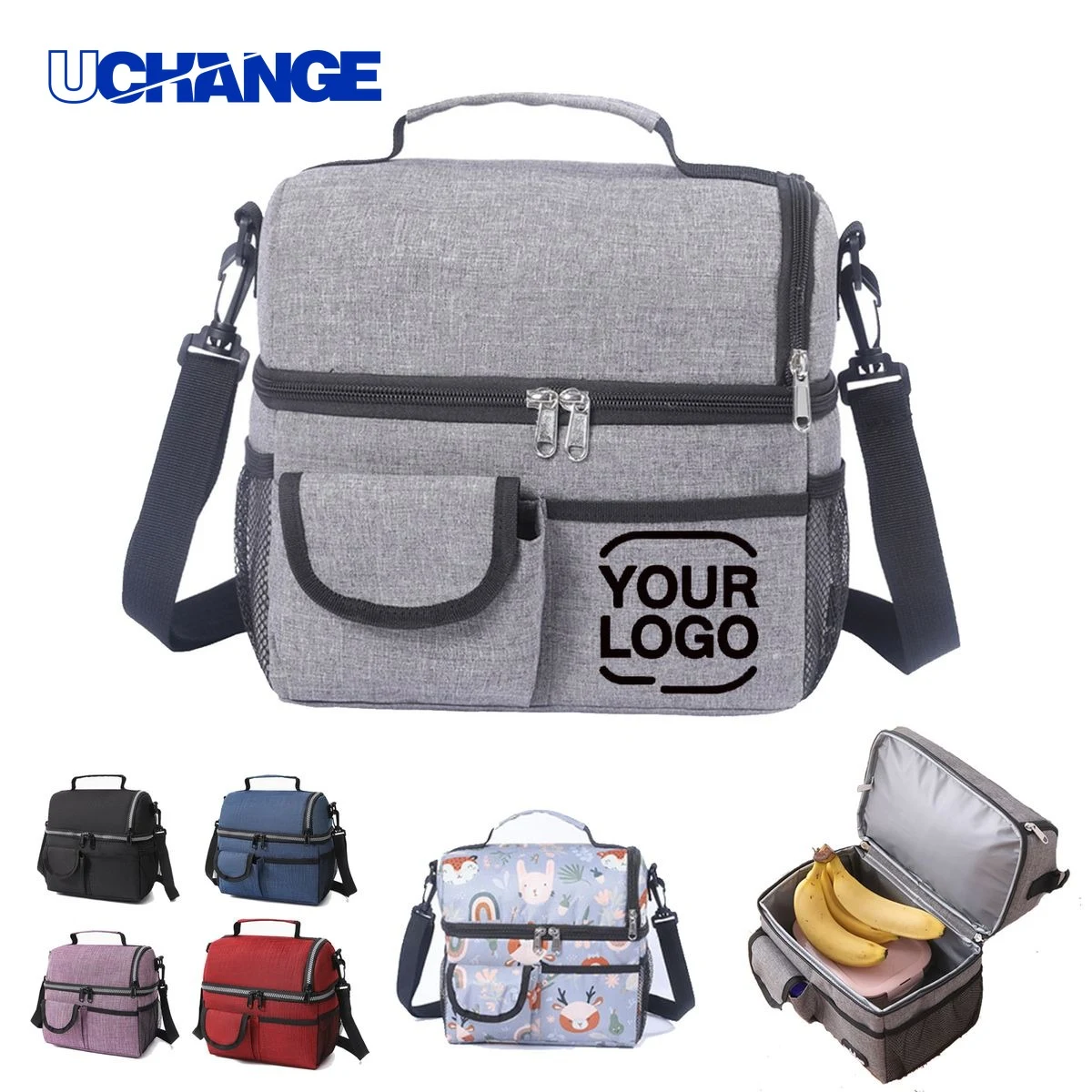 8L Double Compartment Lunch Bag Organizer 1