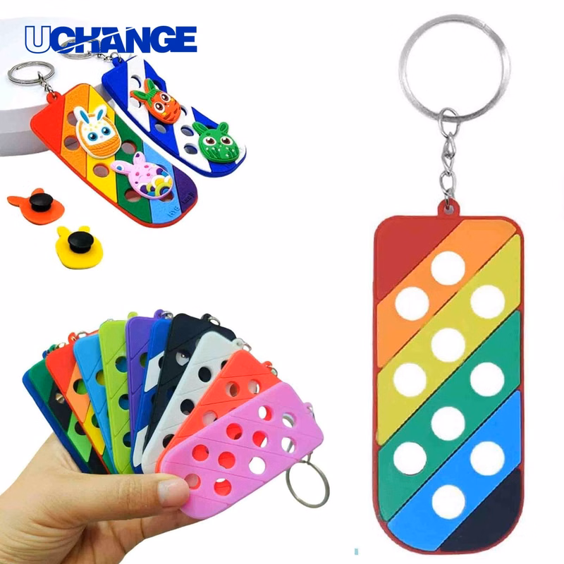 Luggage Tag Shoe Charms Keychain