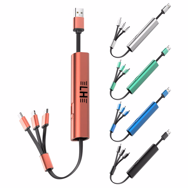 Portable 3-In-1 Storage USB Charger