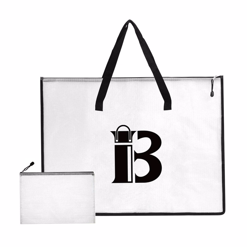 Transparent portable storage bag
