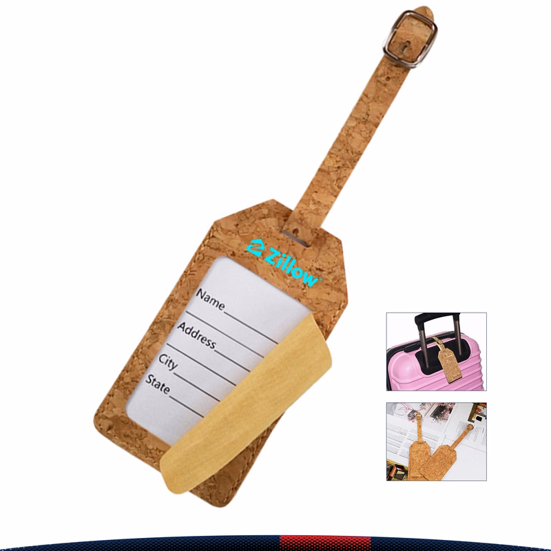 Cork Luggage Tag