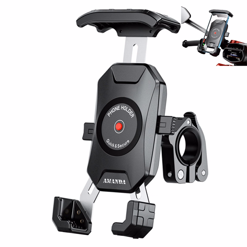 Steady Anti-Shake Motorcycle Phone Holder