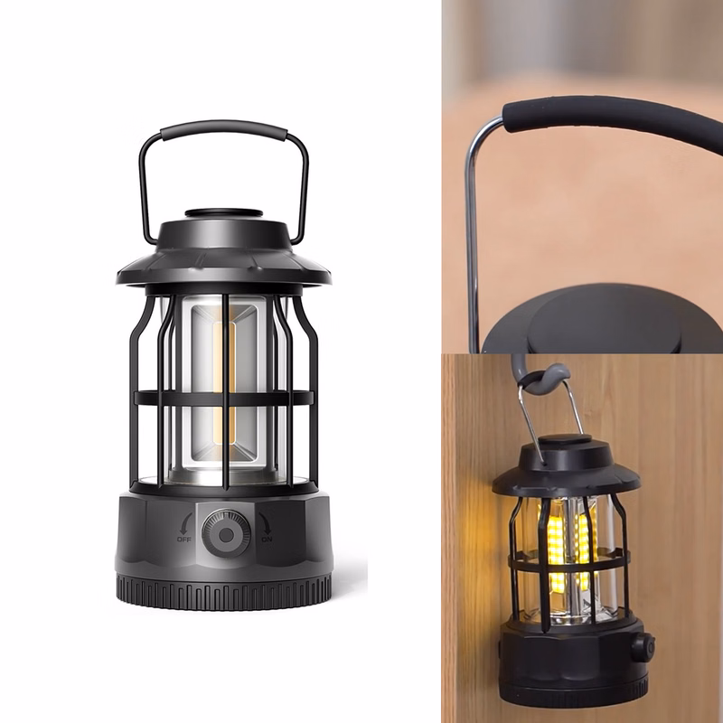Rechargeable Outdoor Portable Retro Camping Light
