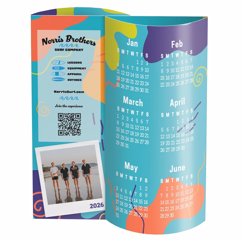 Photo Wave Desk Calendar