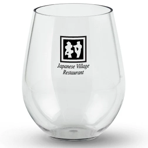 20 oz Acrylic Stemless Wine Glass 1