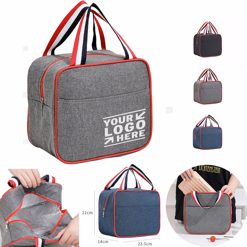 Oxford Cloth Lunch Bag Outdoor Picnic Bag