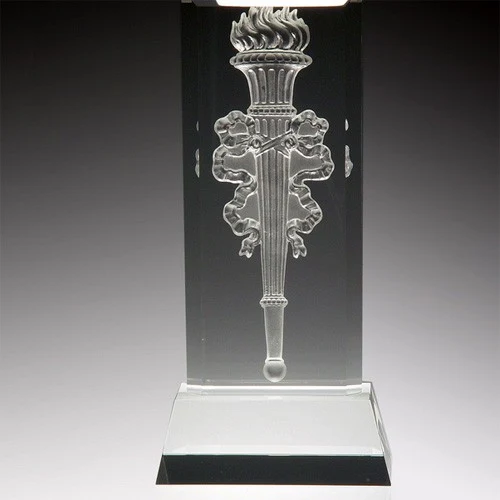Elegant Lead Cryustal Victory Flame Award 1