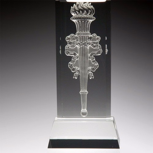 Elegant Lead Cryustal Victory Flame Award