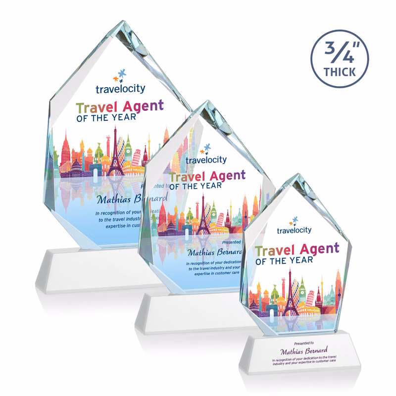 Deerhurst Ice Peak VividPrint™ Award on Newhaven - White