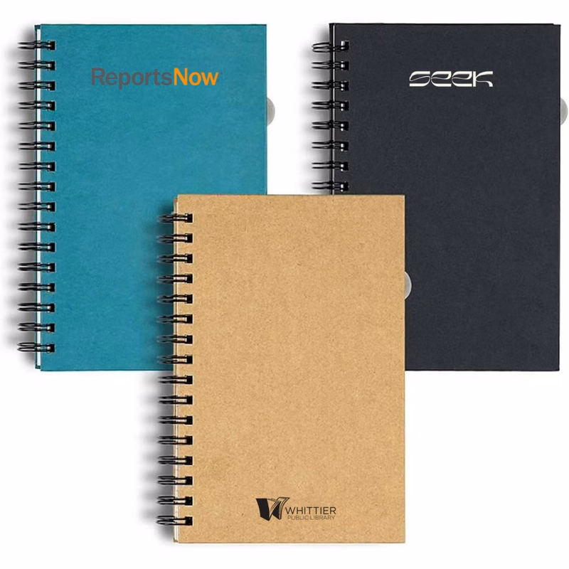 A5 120 Sheets Spiral Ruled Journal Wth Hard Cover