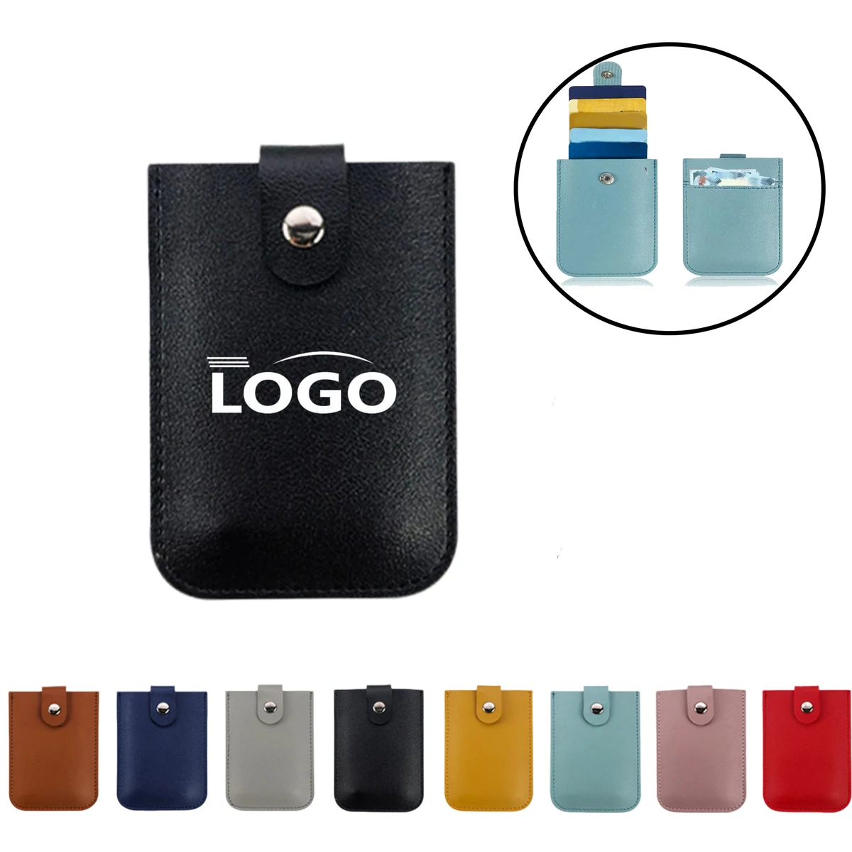MOQ:50pcs Customizable Pull-out Card Holder 1