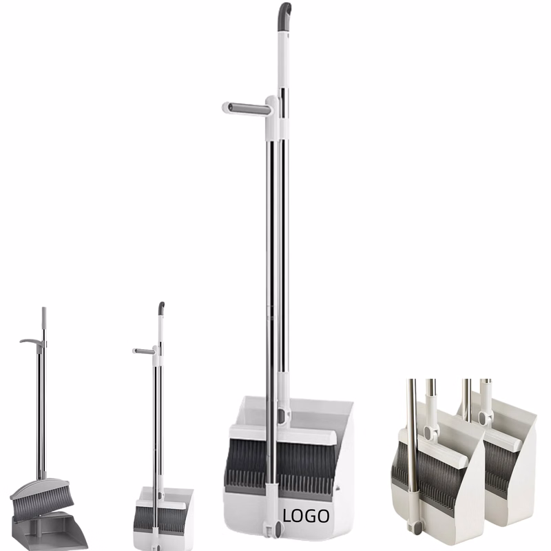 Foldable Broom and Dustpan Set