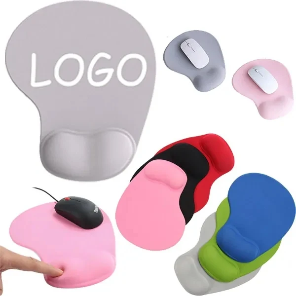 Silicone Anti-slip Office Wrist Support Rest Mouse Pad 1