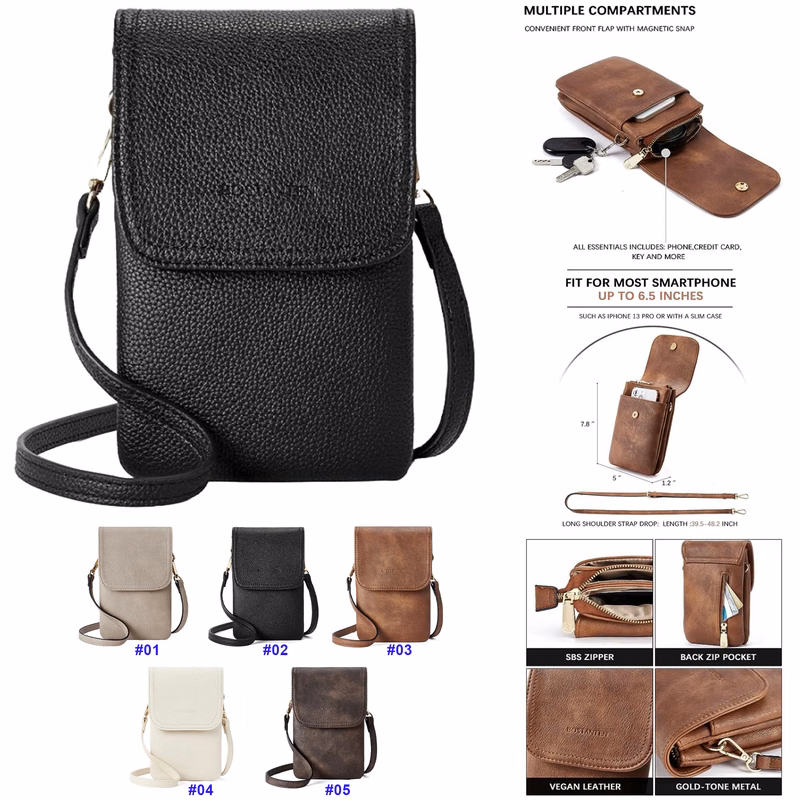 Leather Small Crossbody Bags for Women