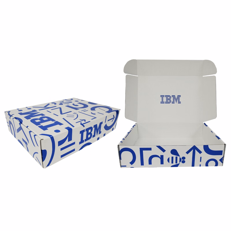 17 1/2" x 12 1/2" x 4 1/4" - E-Flute Outside Tuck Box