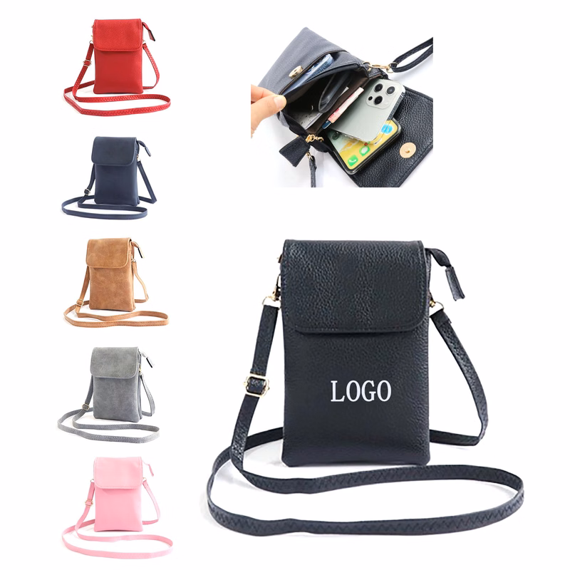 Woman Leather Small Crossbody Bag