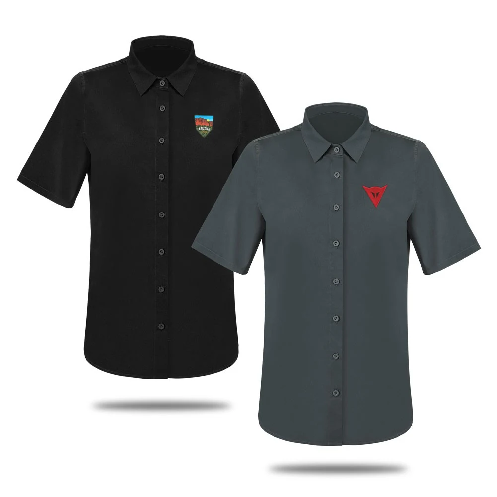 Women's Short Sleeve Twill Shirt 1