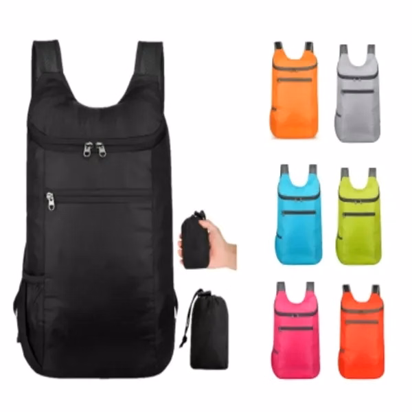 Custom Oxford Cloth Foldable Travel Bag 15.8 inch — Compact Business Trip Backpack