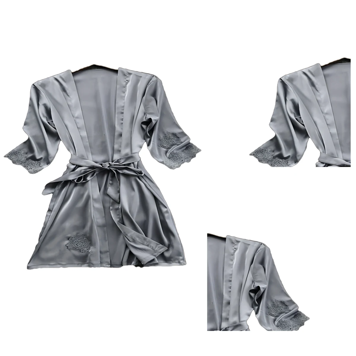 MOQ 10 PCS Comfortable Silk Pajamas 1
