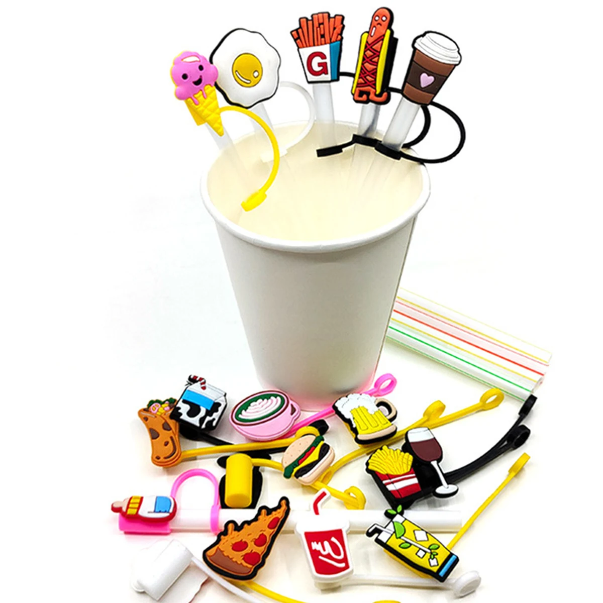 Silicone Easter Straw Topper Compatible Tumbler 1