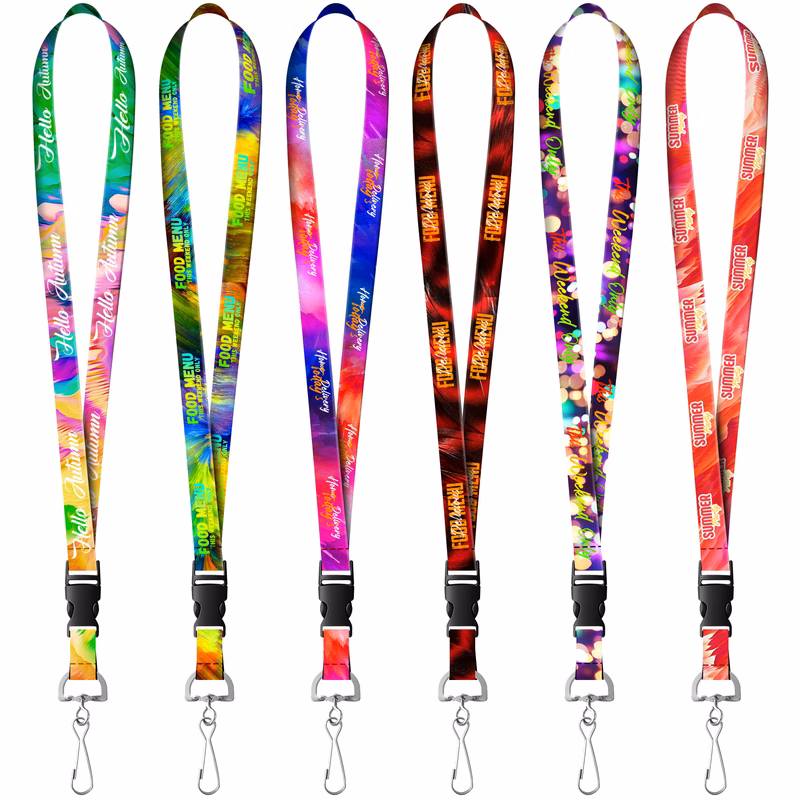 Custom Heat Transfer Lanyard With J-Hook