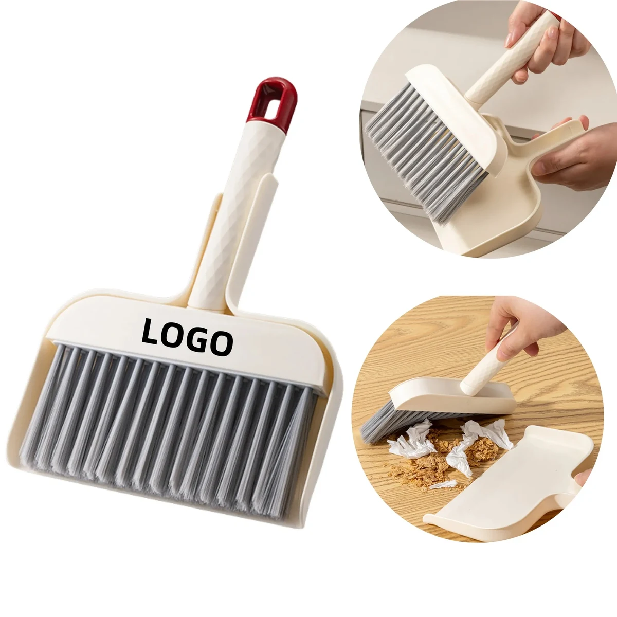 Mini Handheld Broom And Dustpan Desktop Sweep Set Clean Tool 1