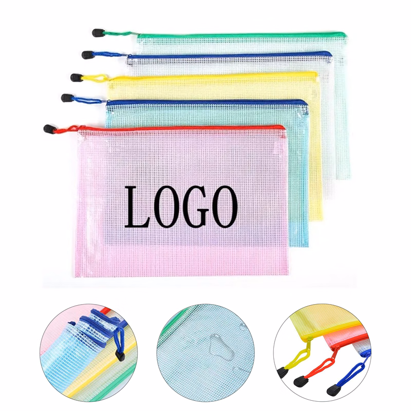 Waterproof Zipper File Bag for Documents Storage Bag A4