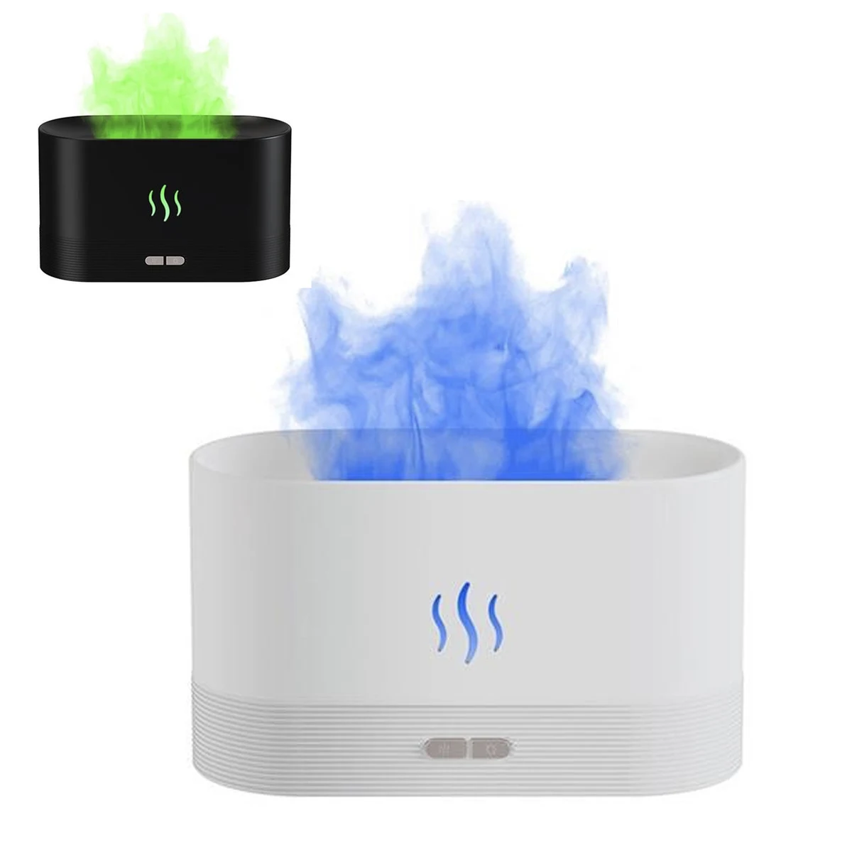 Simulated Flame Air Humidifier Essential Aroma Oil Diffuser 1