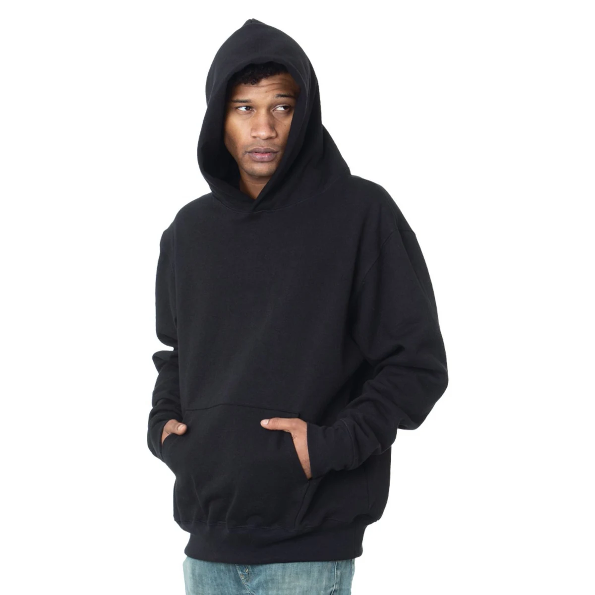 Made in USA 100% Pre-Shrunk Oversized Hoodie, custom hoodie or sweatshirt with logo imprint 1
