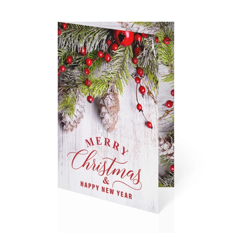 Rustic Sprigs Holiday Folded Calendar Cards 1