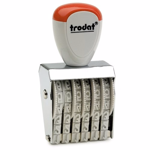 Trodat® Numbering Stamp (5/32"x1-1/8")