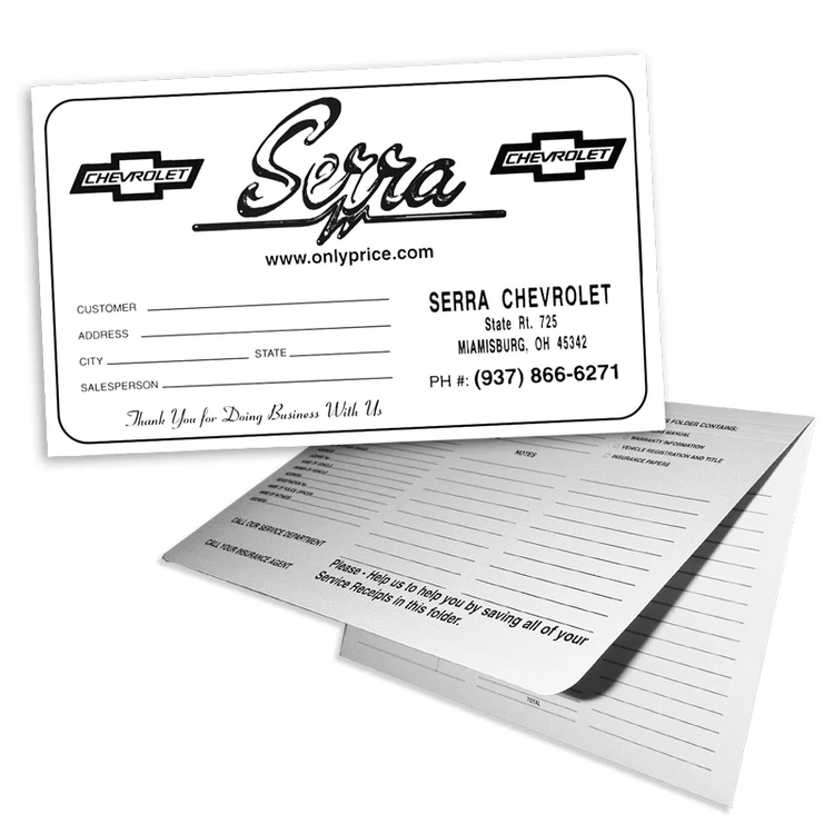 Document Folders Printed with Your Custom Design 1