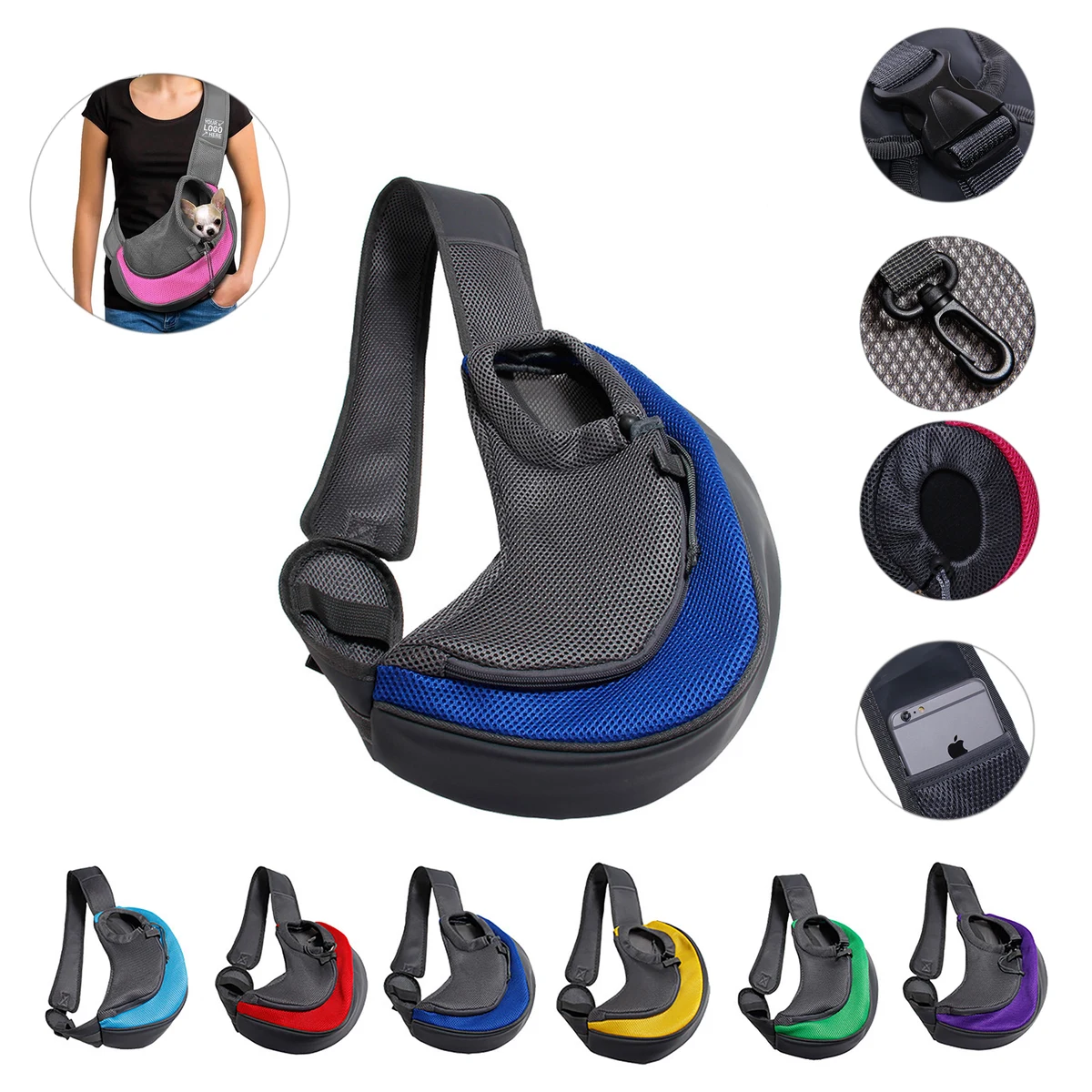 Breathable Travel Bag Carrier for Dogs Cats 1