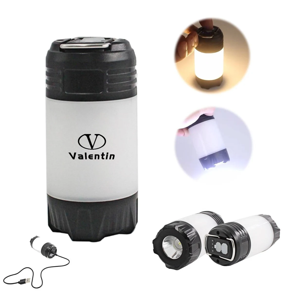 Rechargeable Led Lantern with Flashlight 1
