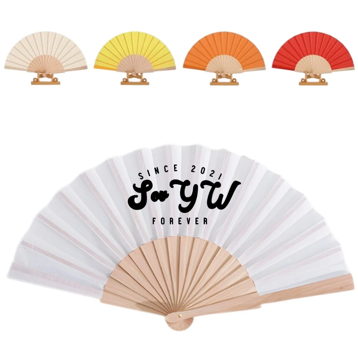 Plain Paper Hand Fan 1