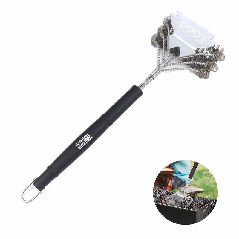 BBQ Grill Brush - 2-in-1, Bristle-Free with Scraper