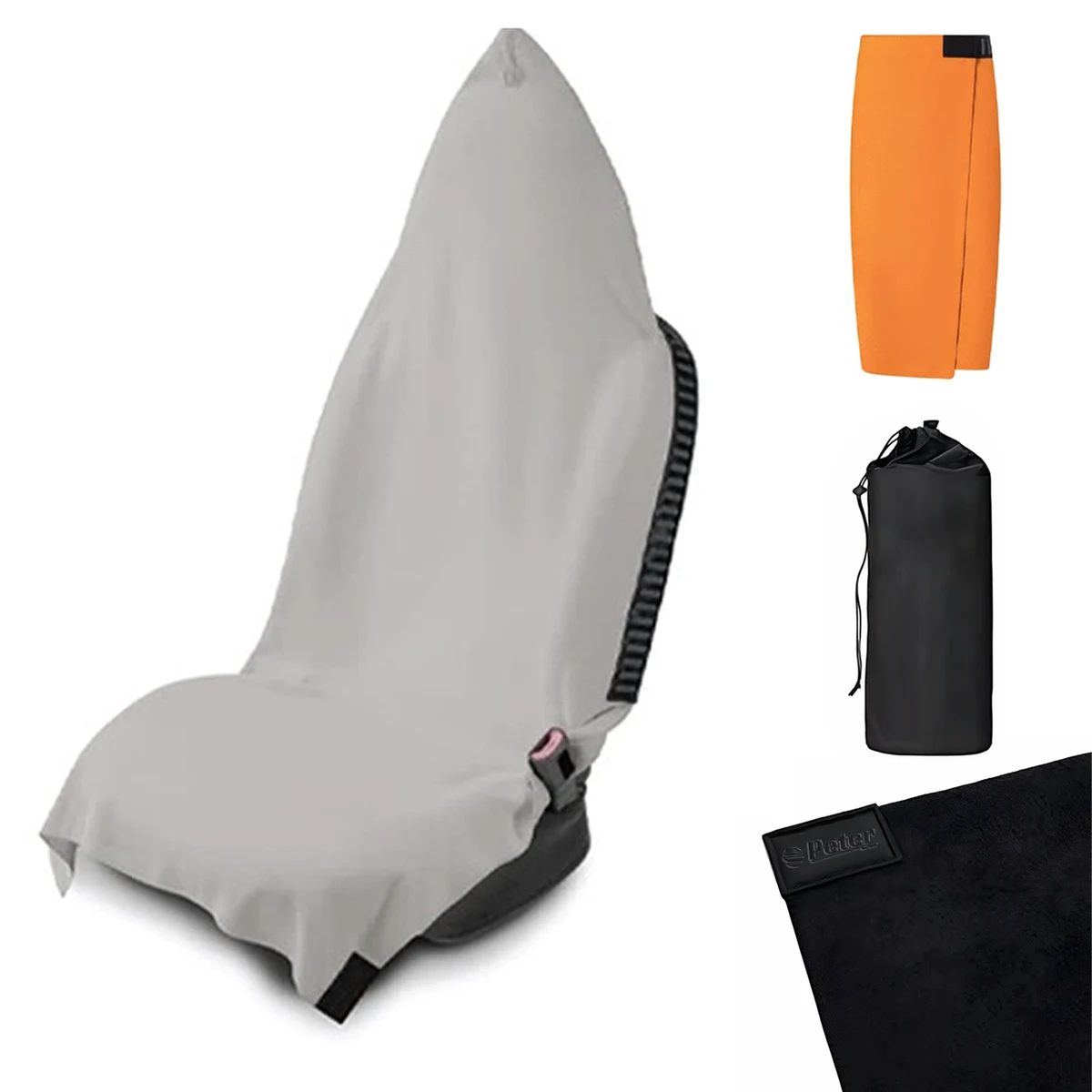 2 in 1 Car Seat Cover Bath Towel 1