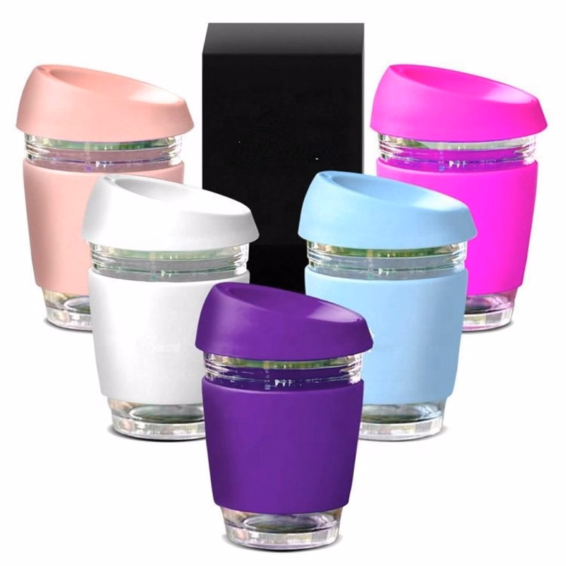 Glass Reusable Coffee Cup