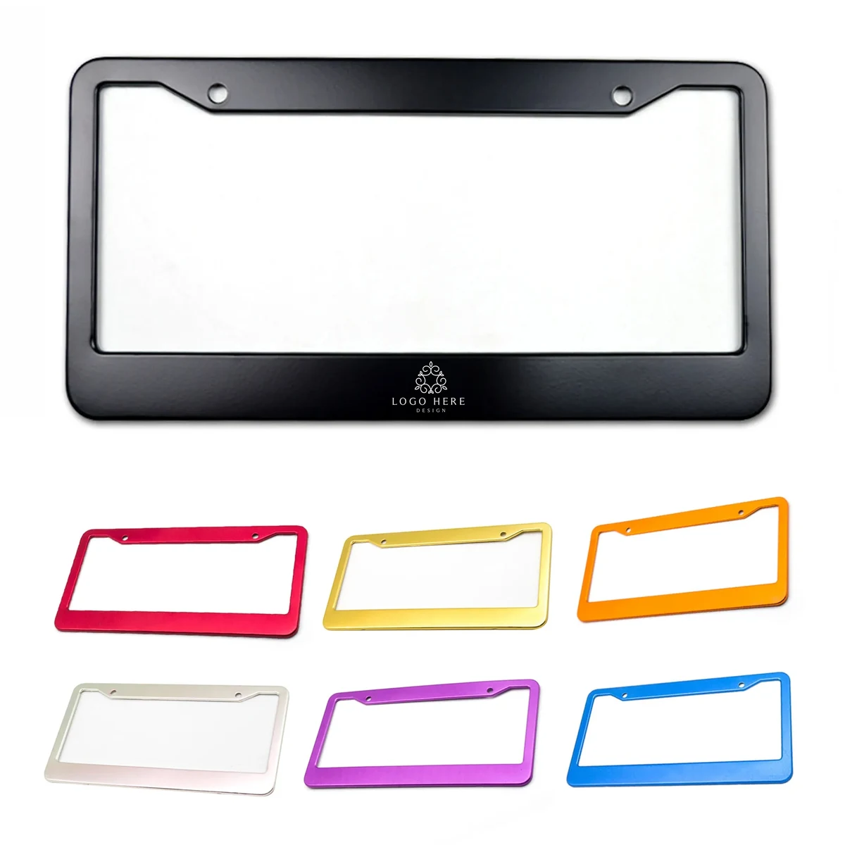 License Plate Aluminum Tag Frame 1