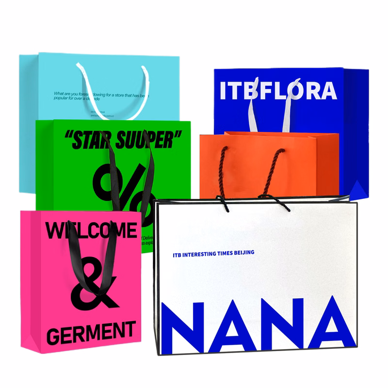 Customizable Paper Gift Bag with Handle