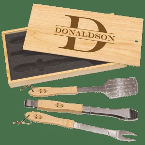 3-Piece Bbq Set W/Case 1