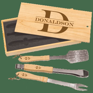 3-Piece Bbq Set W/Case