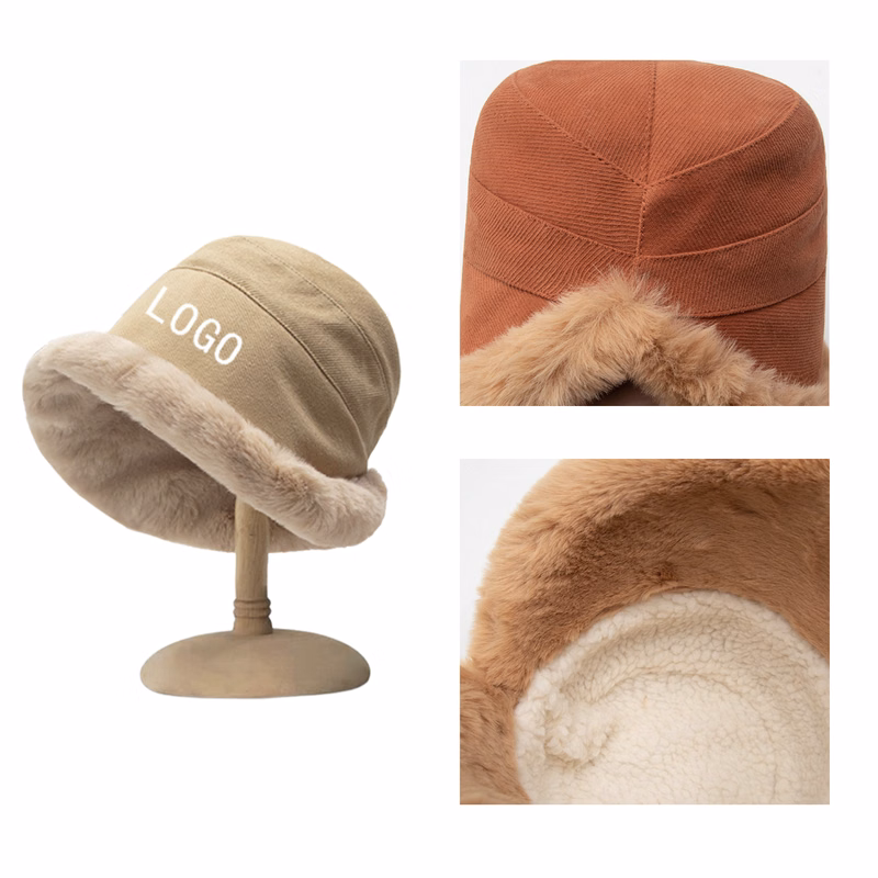 MOQ 10 PCS Cozy Thickened And Warm Fisherman Hat