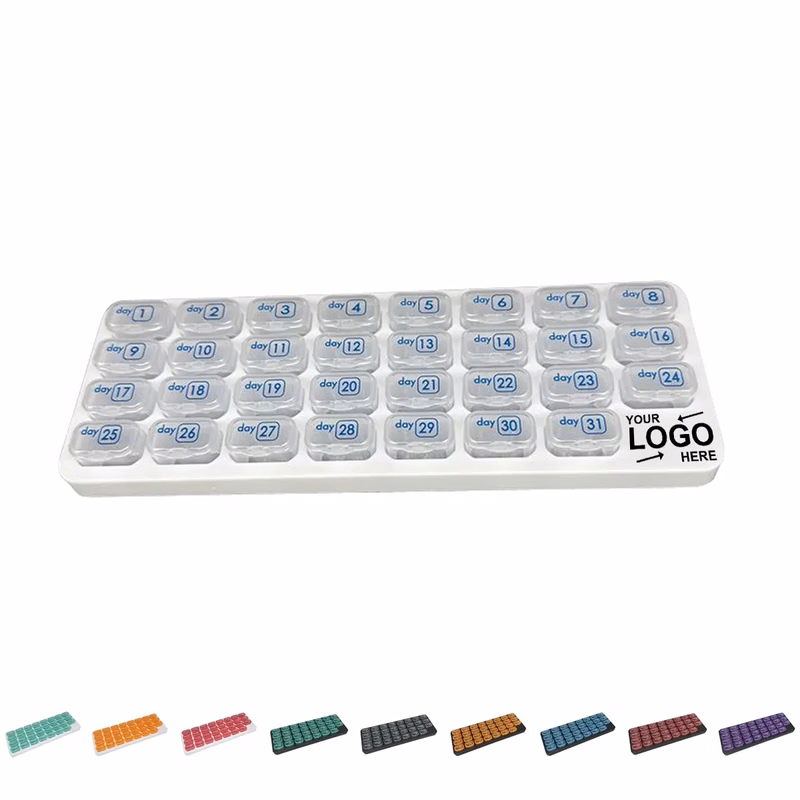 Monthly 31 Grid Pill Box