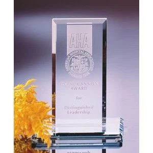 6 1/2" Clear Crystal Monolith 1