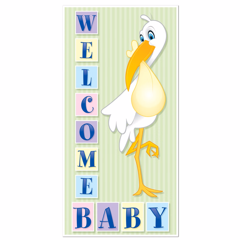 Welcome Baby Door Cover