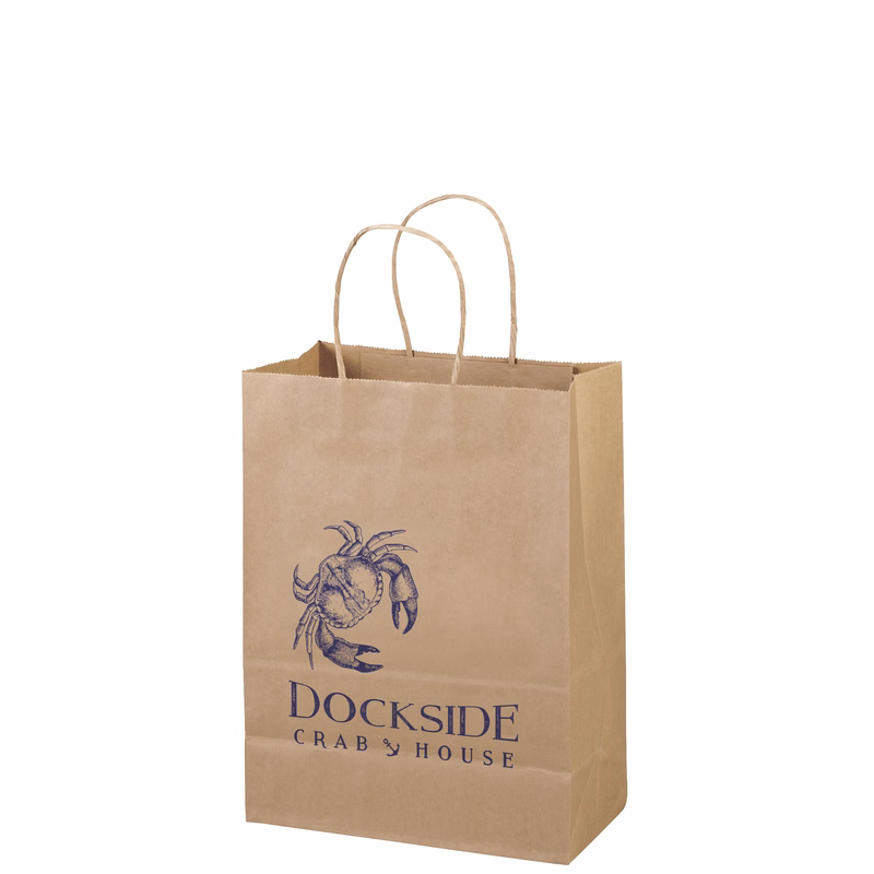 Eco Jenny - Kraft-Brown Shopper - Flexo Ink Print